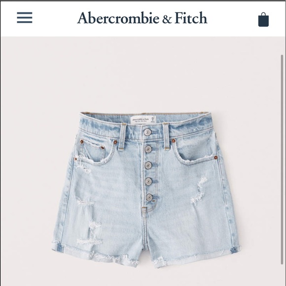 abercrombie curve love mom shorts